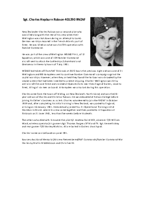 A preview of a PDF biography for Robson, Charles Hepburn